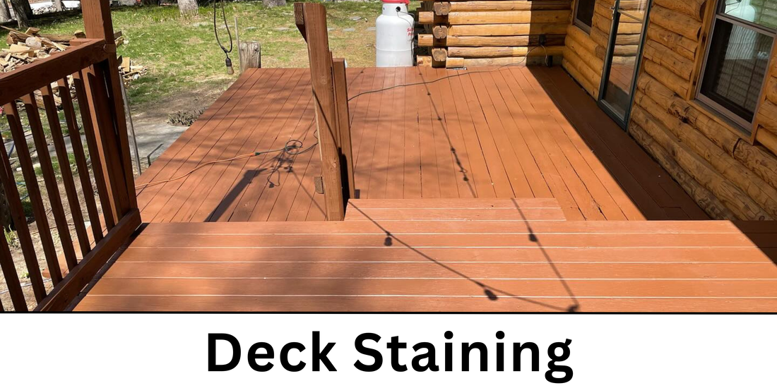 Deck Staining Services | RI Log Home Restoration