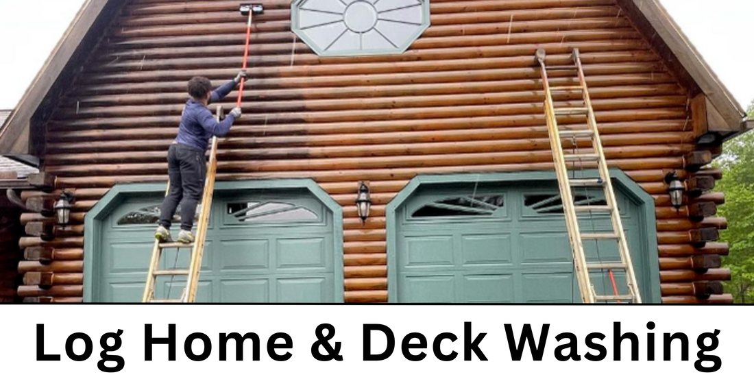 Log Home & Deck Washing Services | RI Log Home Restoration