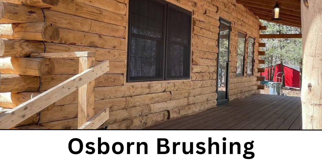 Osborn Brushing & Log Sanding Services | RI Log Home Restoration